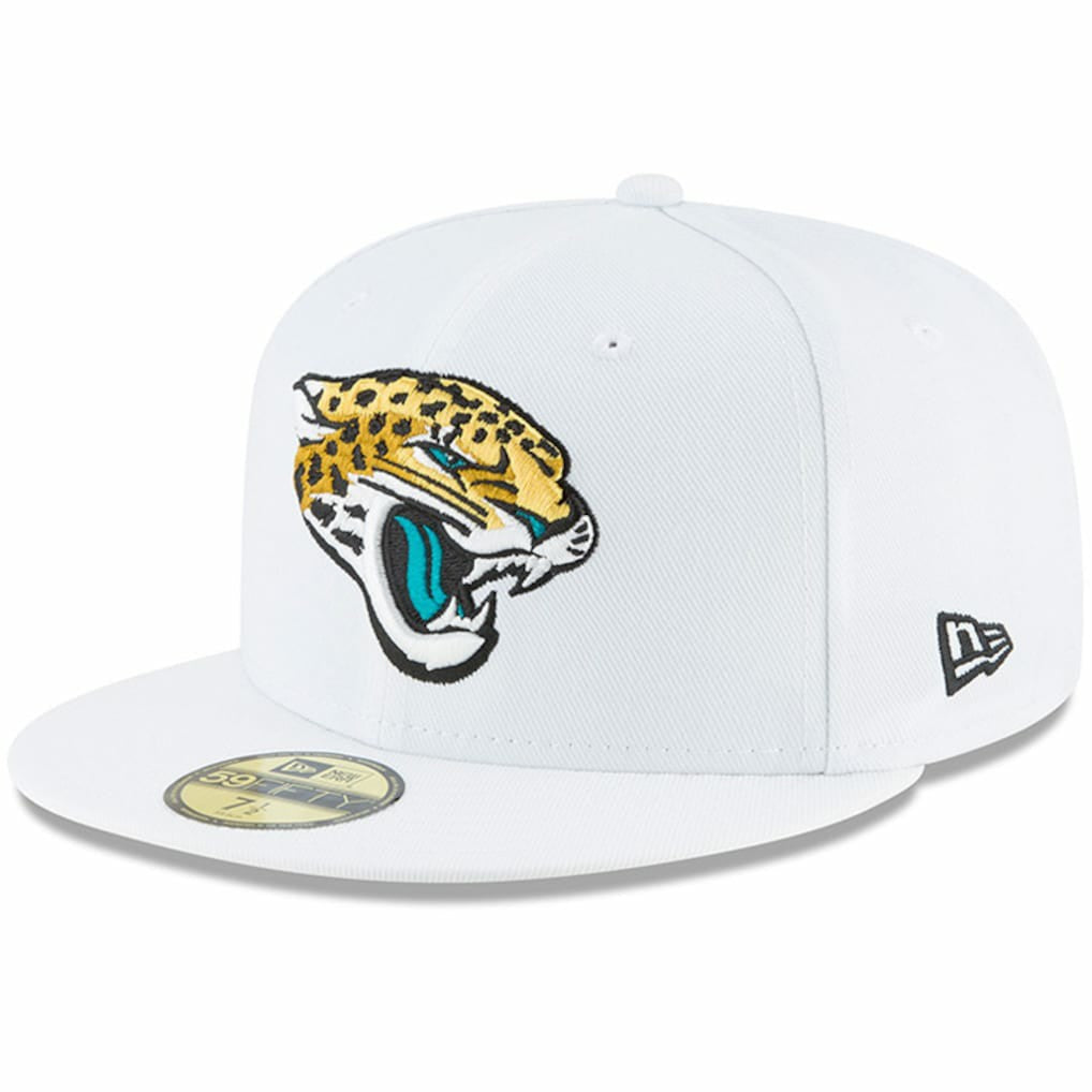 Jacksonville Jaguars New Era Omaha 59FIFTY Fitted Hat - White - NFL
