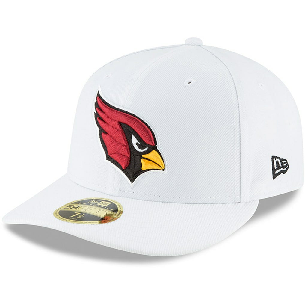 Arizona Cardinals New Era Omaha Low Profile 59FIFTY Fitted Hat - White - NFL