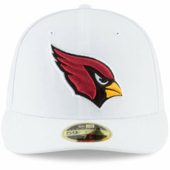 Arizona Cardinals New Era Omaha Low Profile 59FIFTY Fitted Hat - White - NFL