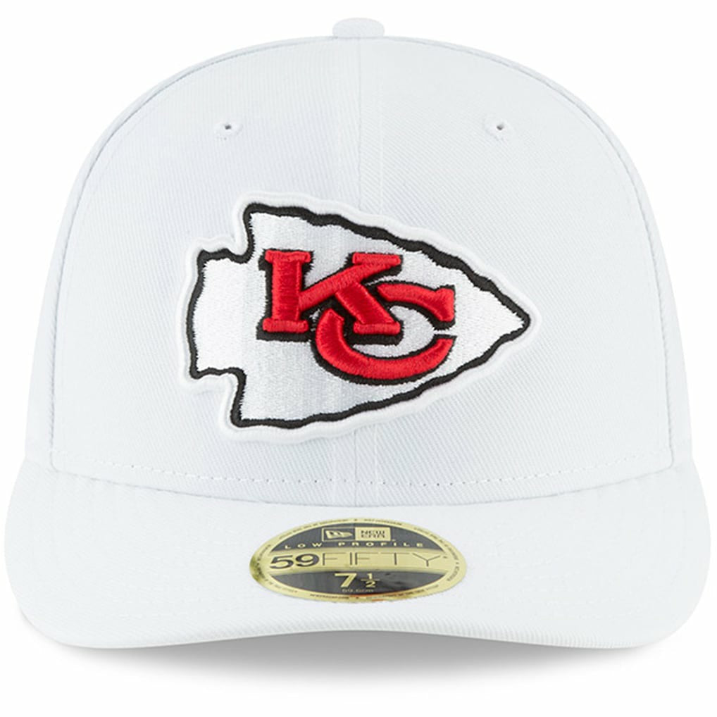 Kansas City Chiefs New Era Omaha Low Profile 59FIFTY Fitted Hat - White - NFL