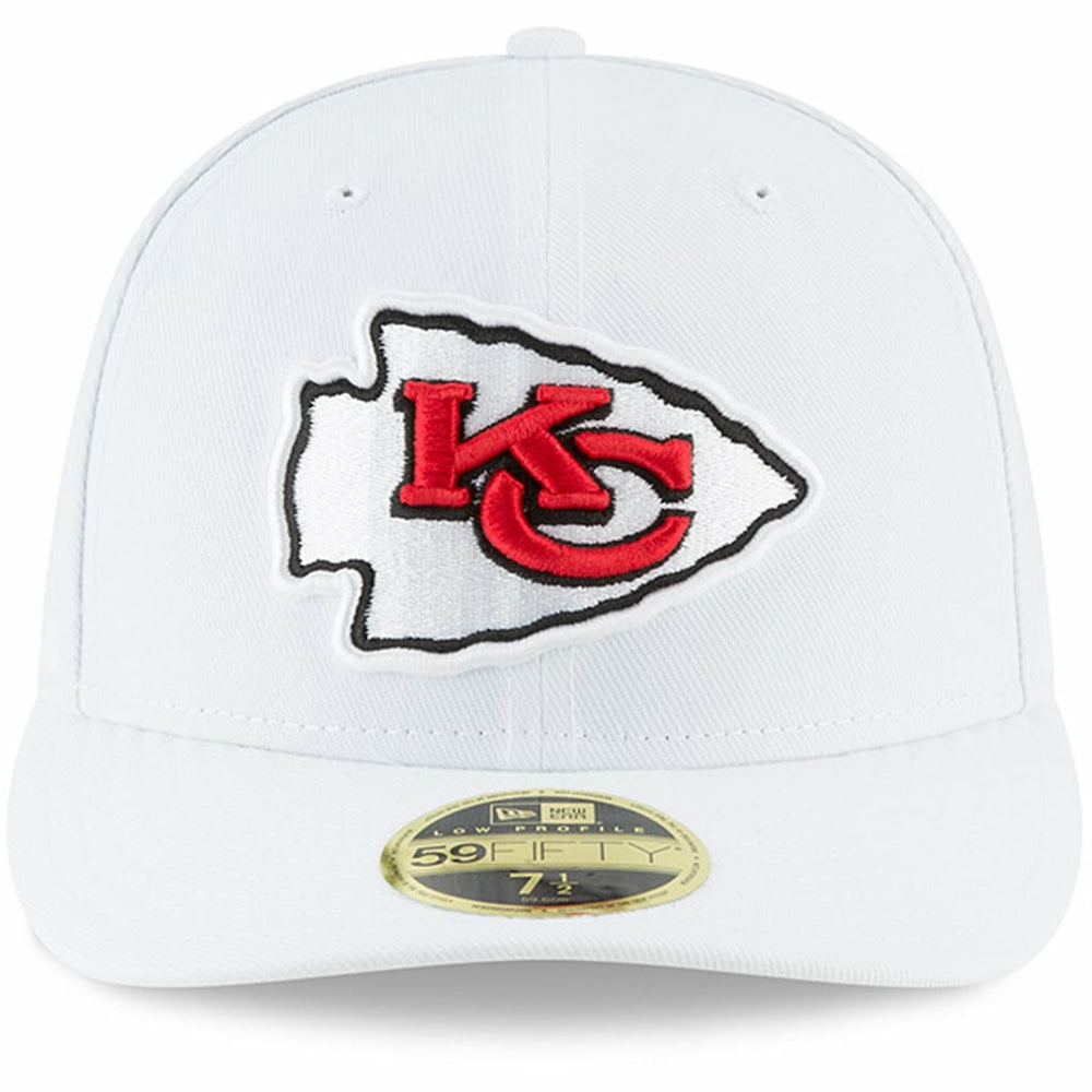 Kansas City Chiefs New Era Omaha Low Profile 59FIFTY Fitted Hat - White - NFL