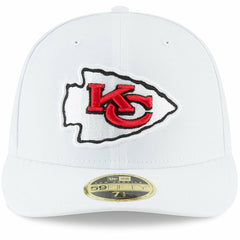Kansas City Chiefs New Era Omaha Low Profile 59FIFTY Fitted Hat - White - NFL