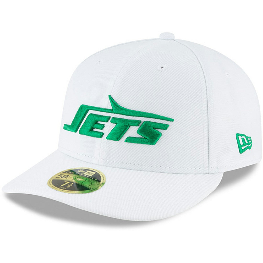 New York Jets New Era Omaha Low Profile 59FIFTY Fitted Hat - White - NFL