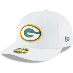 Green Bay Packers New Era Omaha Low Profile 59FIFTY Fitted Hat - White - NFL