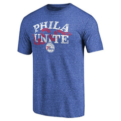 Philadelphia 76ers Hometown Collection Join Or Die Tri-Blend T-Shirt Royal