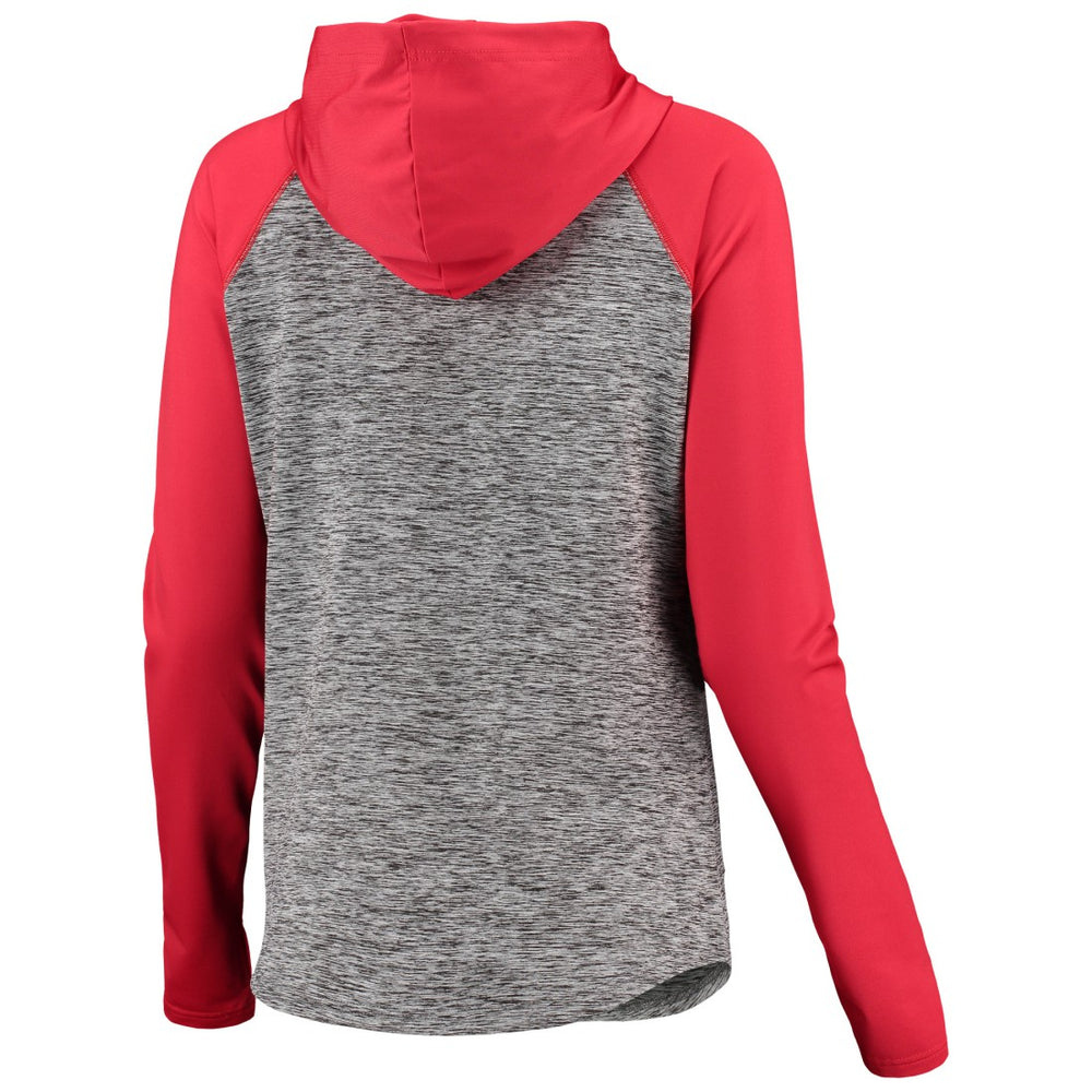 Tampa Bay Buccaneers G-III 4Her by Carl Banks Women's Championship Ring Pullover Hoodie - Heathered Gray/Red - NFL