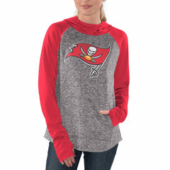 Tampa Bay Buccaneers G-III 4Her by Carl Banks Women's Championship Ring Pullover Hoodie - Heathered Gray/Red - NFL