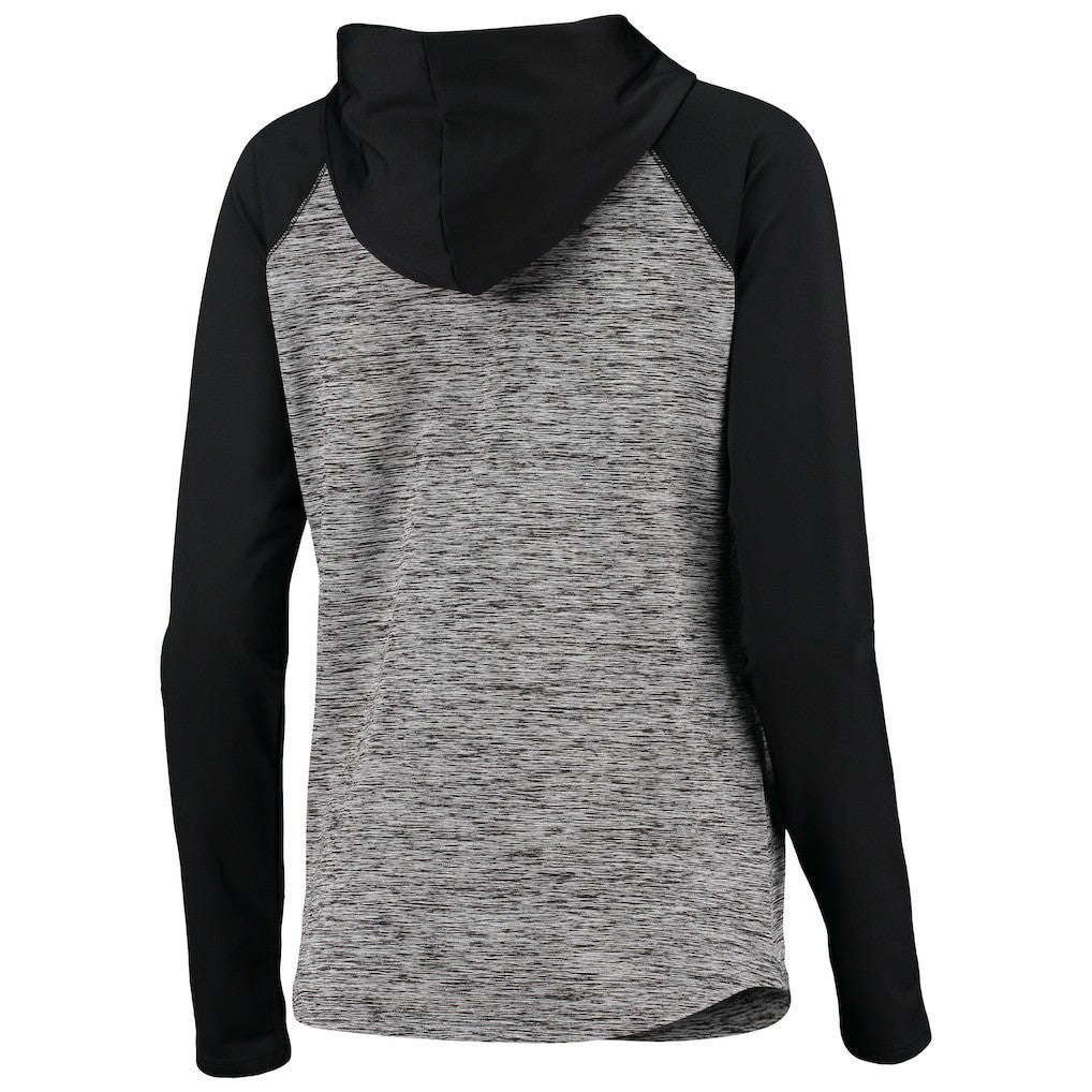 Carolina Panthers G-III 4Her by Carl Banks Women's Championship Ring Pullover Hoodie - Heathered Gray/Black - NFL