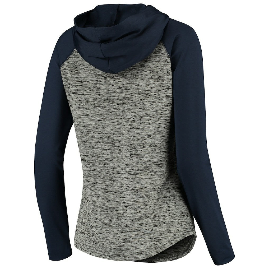 Seattle Seahawks G-III 4Her by Carl Banks Women's Championship Ring Pullover Hoodie - Heathered Gray/College Navy - NFL