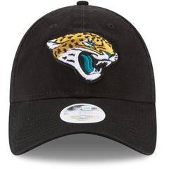 Jacksonville Jaguars New Era Women's Core Classic Primary 9TWENTY Adjustable Hat - Black - NFL