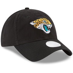 Jacksonville Jaguars New Era Women's Core Classic Primary 9TWENTY Adjustable Hat - Black - NFL