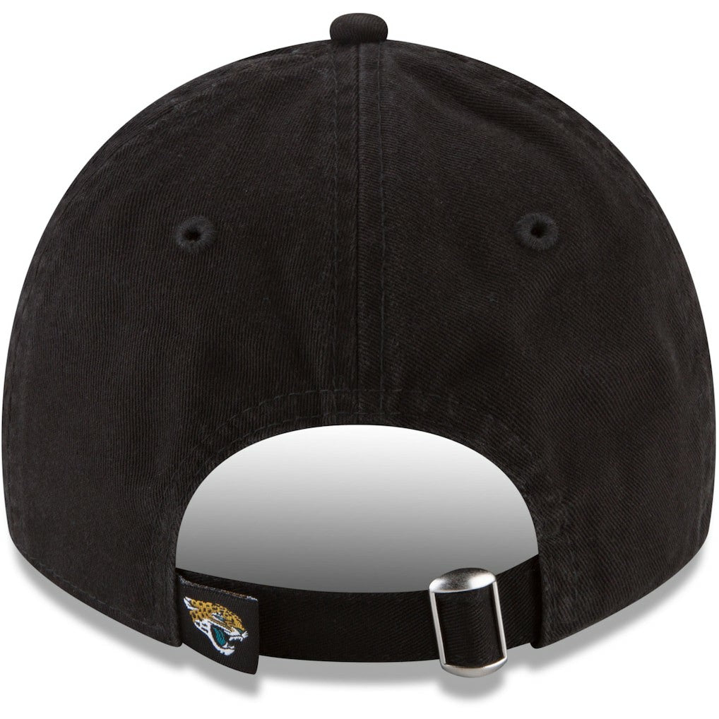 Jacksonville Jaguars New Era Women's Core Classic Primary 9TWENTY Adjustable Hat - Black - NFL