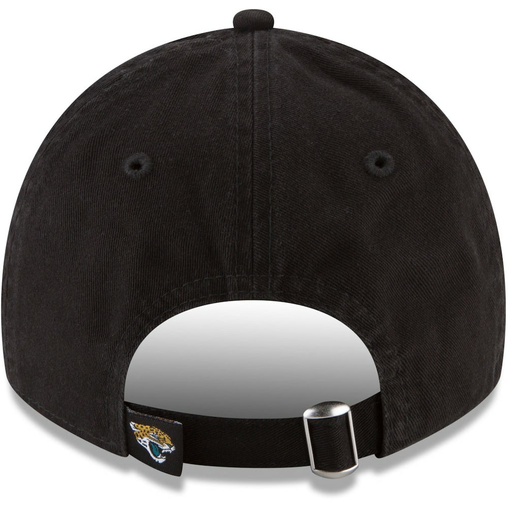 Jacksonville Jaguars New Era Women's Core Classic Primary 9TWENTY Adjustable Hat - Black - NFL