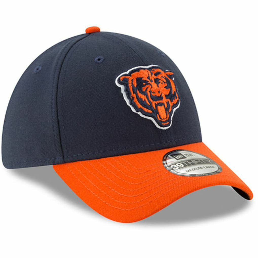 Chicago Bears New Era Team Classic Two-Tone 39THIRTY Flex Hat - Navy/Orange - NFL