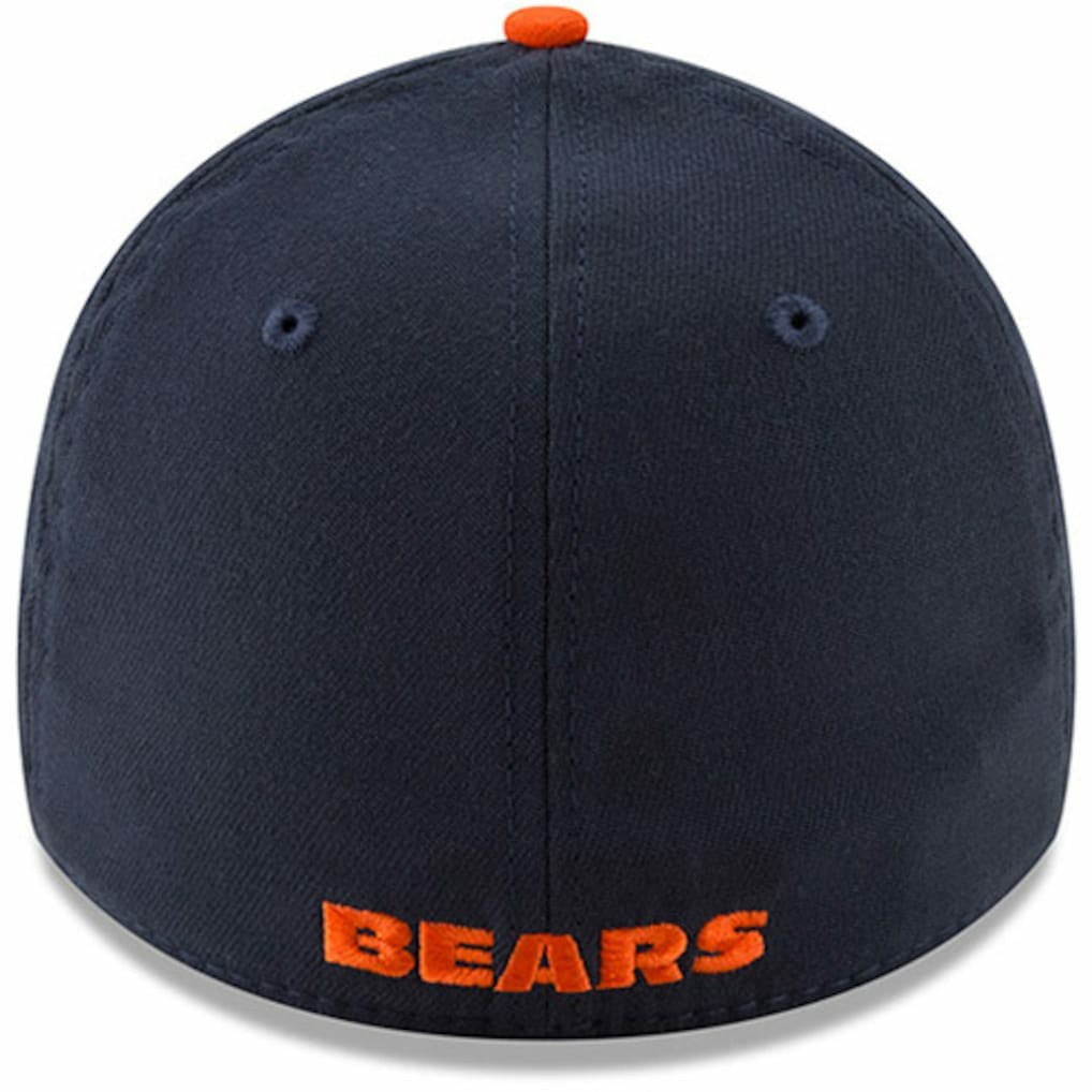 Chicago Bears New Era Team Classic Two-Tone 39THIRTY Flex Hat - Navy/Orange - NFL