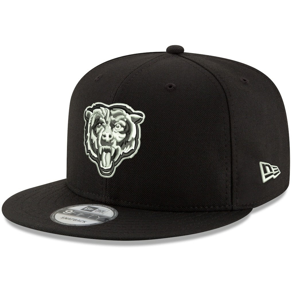 Chicago Bears New Era B-Dub 9FIFTY Adjustable Hat - Black - NFL