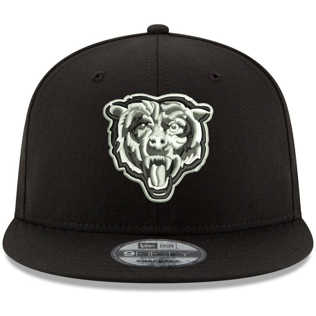 Chicago Bears New Era B-Dub 9FIFTY Adjustable Hat - Black - NFL