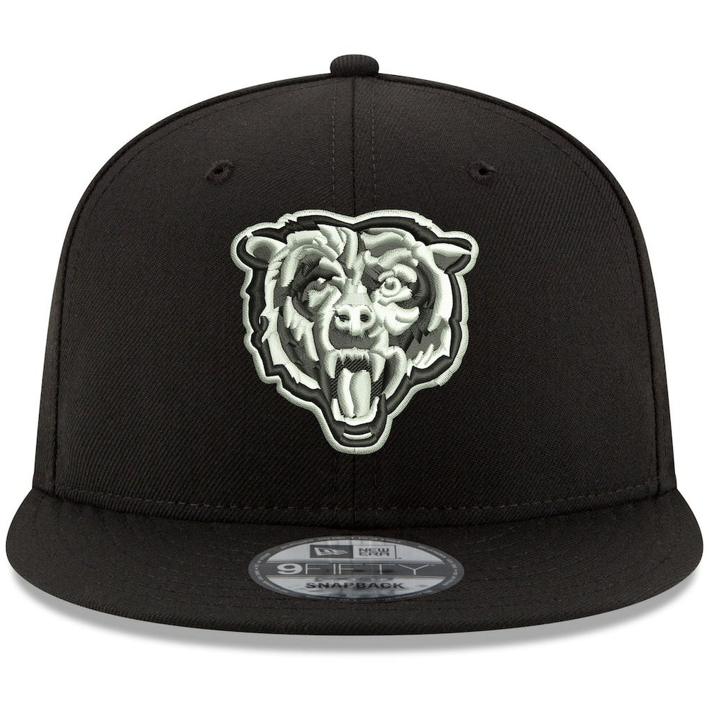 Chicago Bears New Era B-Dub 9FIFTY Adjustable Hat - Black - NFL
