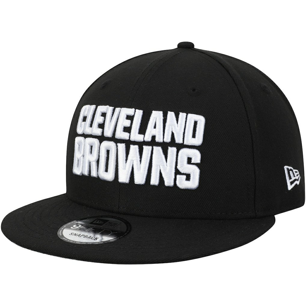 Cleveland Browns New Era B-Dub 9FIFTY Adjustable Hat - Black - NFL