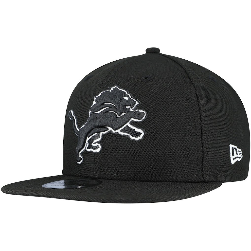 Detroit Lions New Era B-Dub 9FIFTY Adjustable Hat - Black - NFL