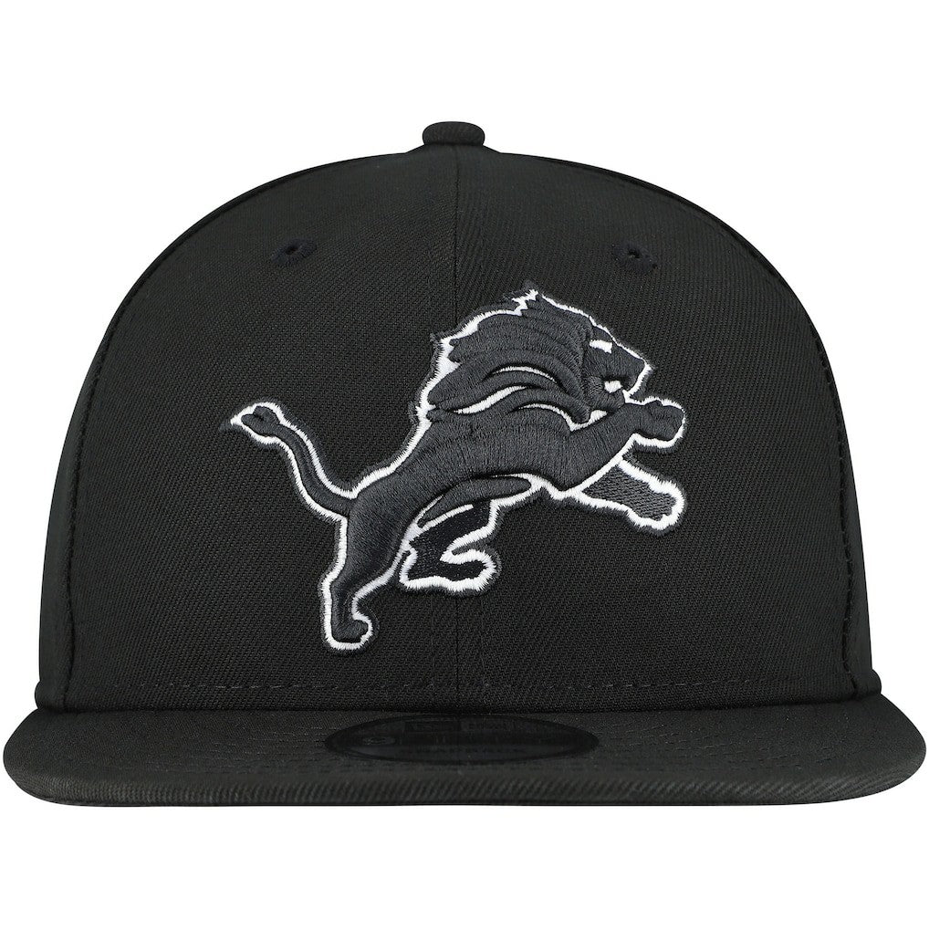 Detroit Lions New Era B-Dub 9FIFTY Adjustable Hat - Black - NFL