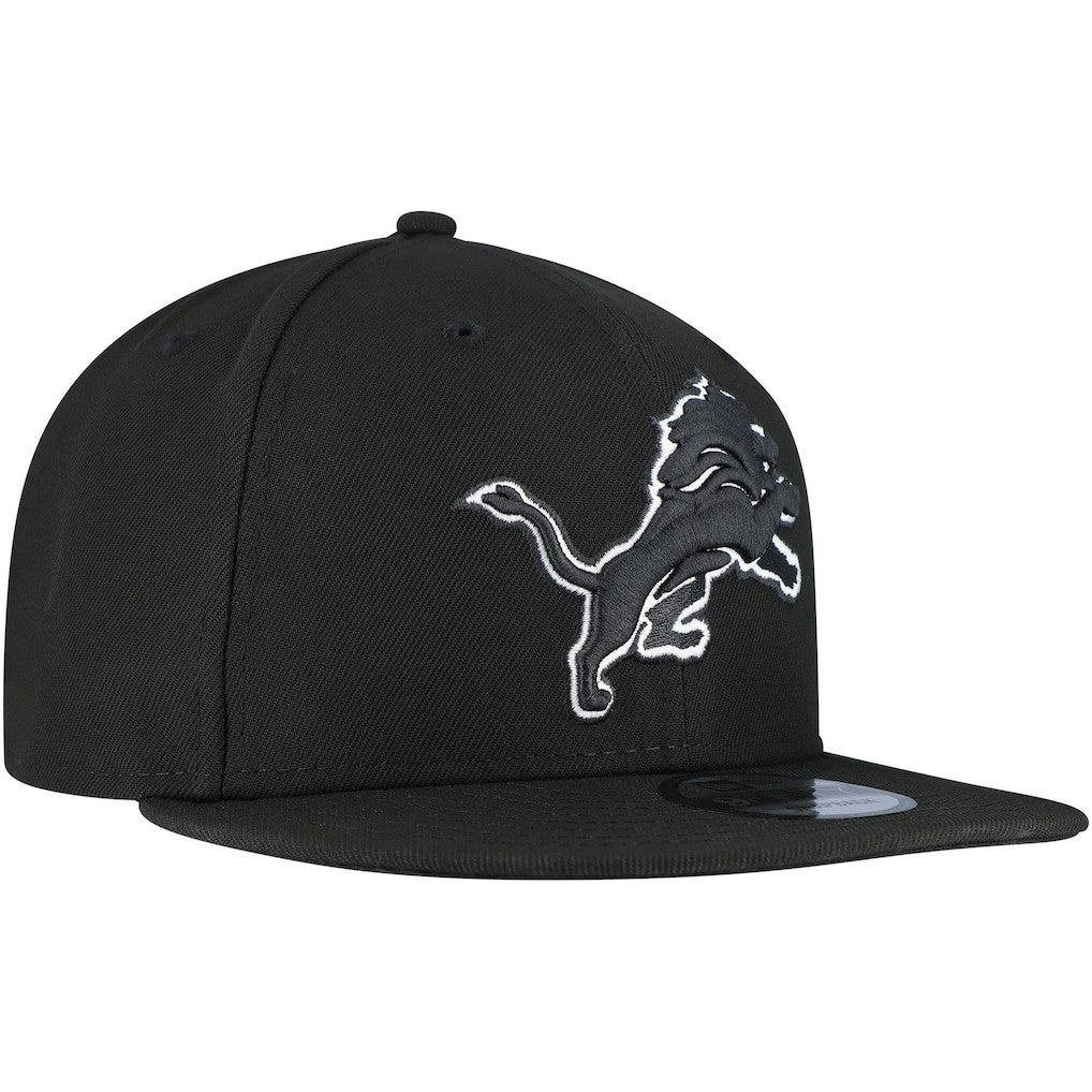 Detroit Lions New Era B-Dub 9FIFTY Adjustable Hat - Black - NFL