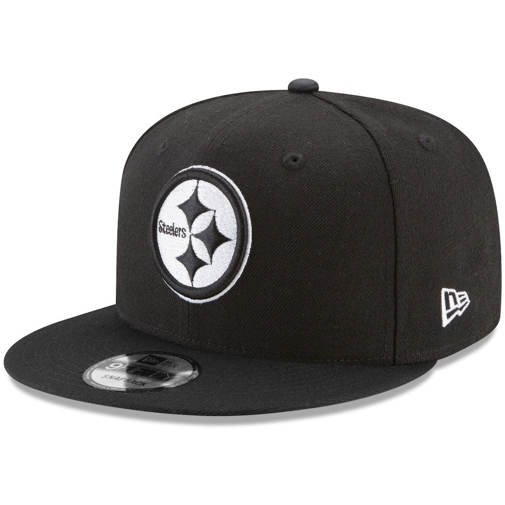 Pittsburgh Steelers New Era B-Dub 9FIFTY Adjustable Hat - Black - NFL