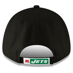 New York Jets New Era The League Throwback 9FORTY Adjustable Hat - Black - NFL
