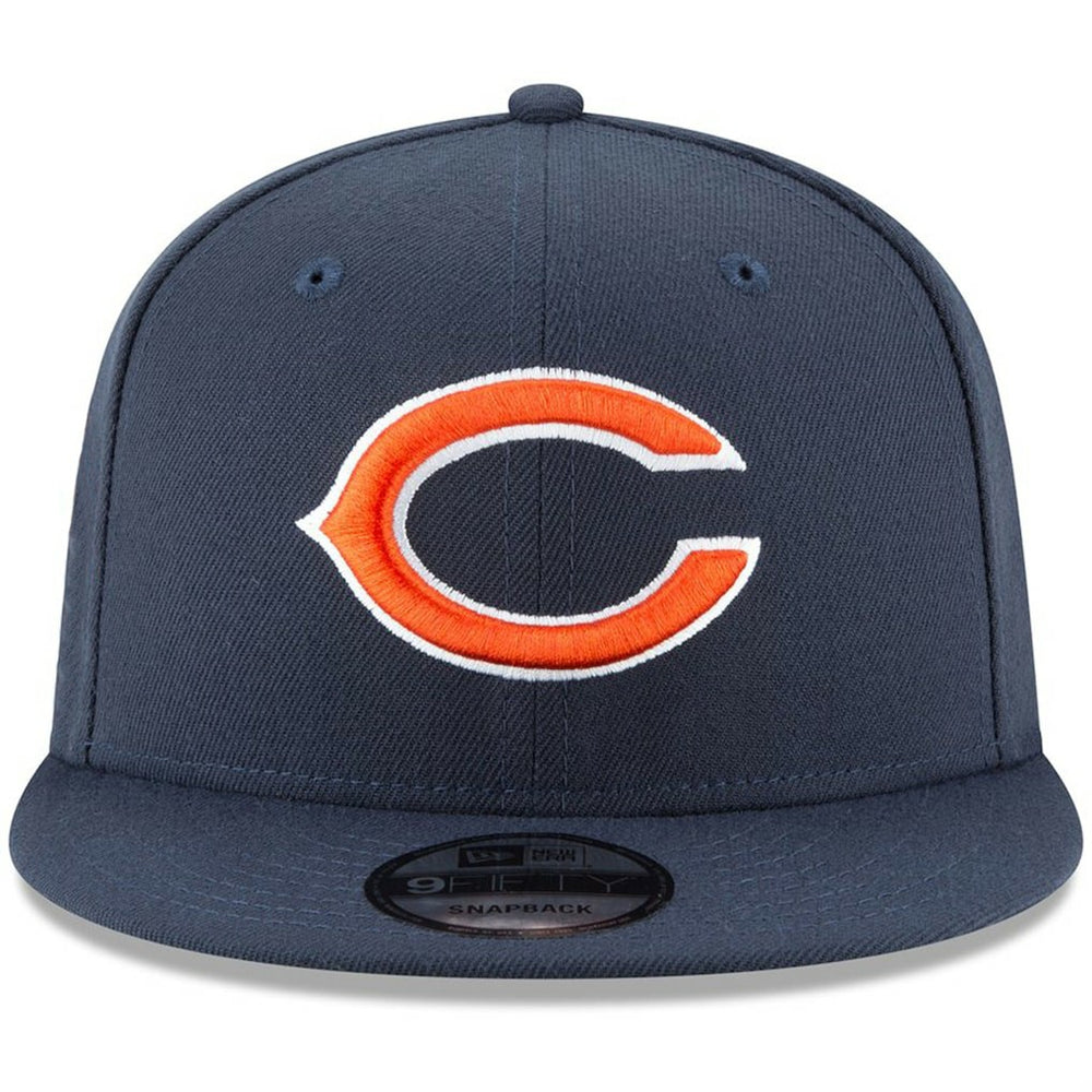 Chicago Bears New Era Basic 9FIFTY Adjustable Snapback Hat - Navy - NFL