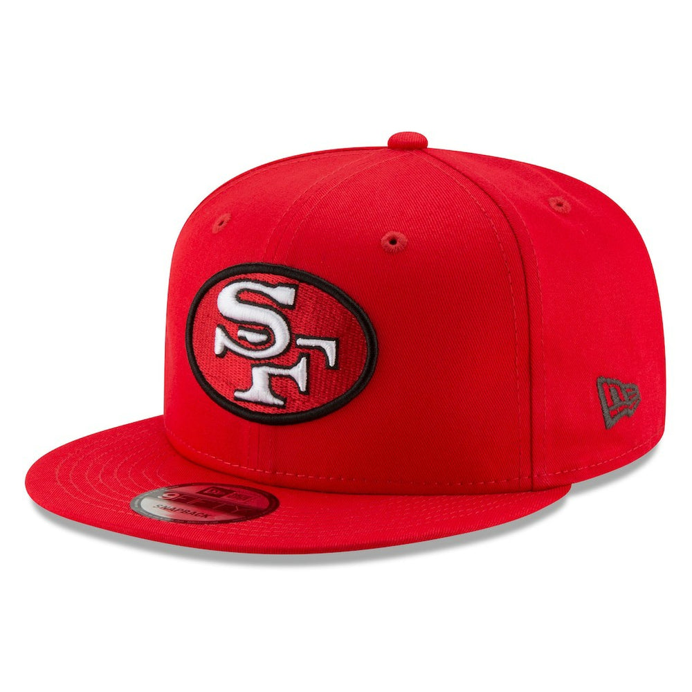 San Francisco 49ers New Era Throwback 9FIFTY Adjustable Snapback Hat - Scarlet - NFL