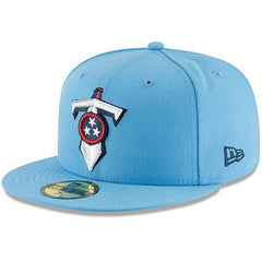 Tennessee Titans New Era Omaha 59FIFTY Fitted Hat - Light Blue - NFL