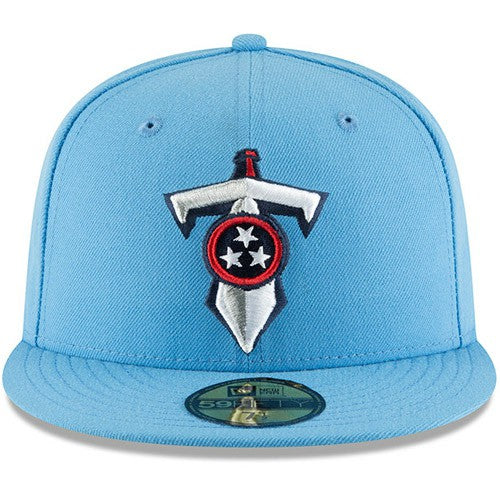 Tennessee Titans New Era Omaha 59FIFTY Fitted Hat - Light Blue - NFL