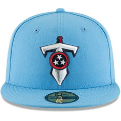Tennessee Titans New Era Omaha 59FIFTY Fitted Hat - Light Blue - NFL