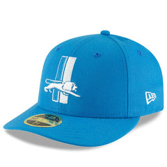 Detroit Lions New Era Omaha Throwback Low Profile 59FIFTY Fitted Hat - Blue - NFL