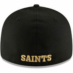 New Orleans Saints New Era Omaha Throwback Low Profile 59FIFTY Fitted Hat - Black - NFL