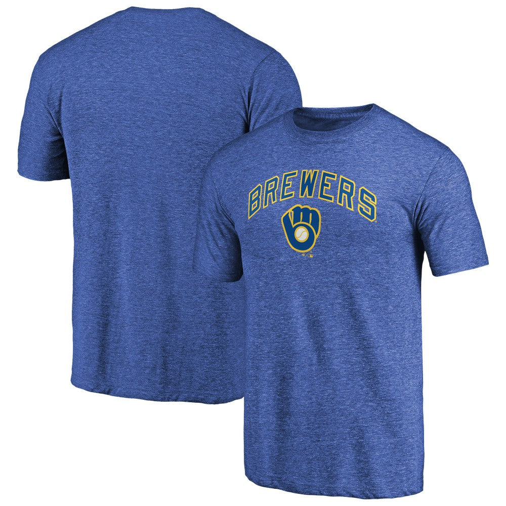 Milwaukee Brewers Vintage Cooperstown Collection Wahconah Tri-Blend T-Shirt Near Me