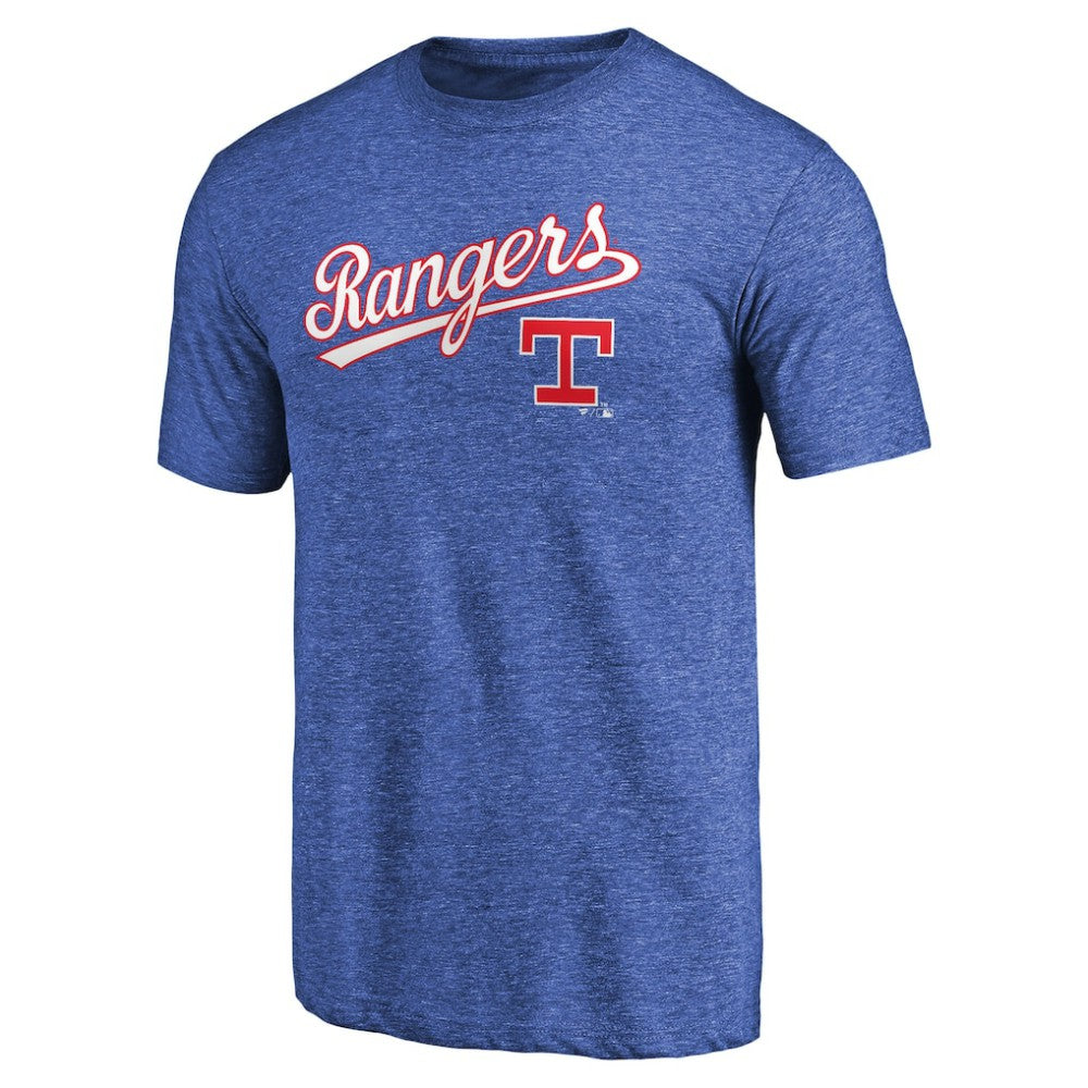Texas Rangers Vintage Cooperstown Collection Wahconah Tri-Blend T-Shirt Outlet
