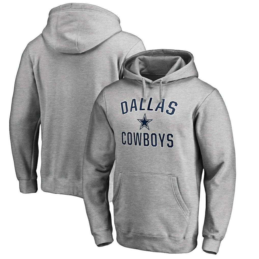 Dallas Cowboys Victory Arch Pullover Hoodie - Heathered Gray - NFL