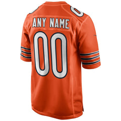 Chicago Bears Youth Alternate Custom Game Jersey - Orange - Nike