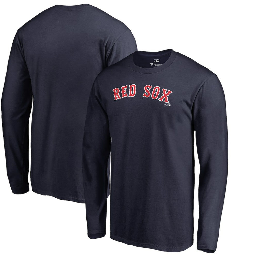 Boston Red Sox Team Wordmark Long Sleeve T-Shirt Near Me