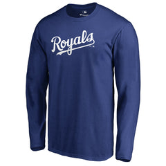 Kansas City Royals Team Wordmark Long Sleeve T-Shirt Online