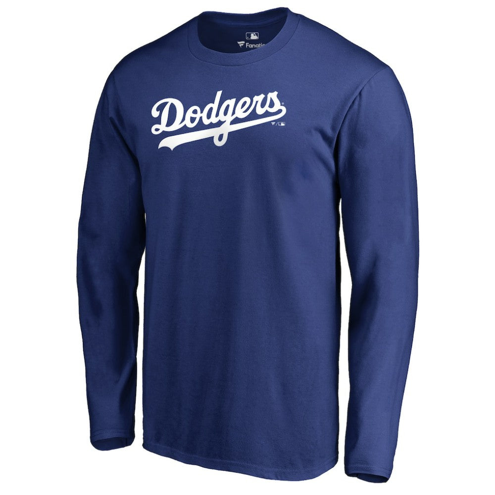 Los Angeles Dodgers Team Wordmark Long Sleeve T-Shirt Sale