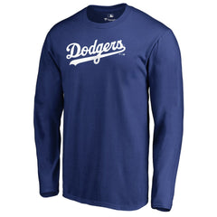 Los Angeles Dodgers Team Wordmark Long Sleeve T-Shirt Sale