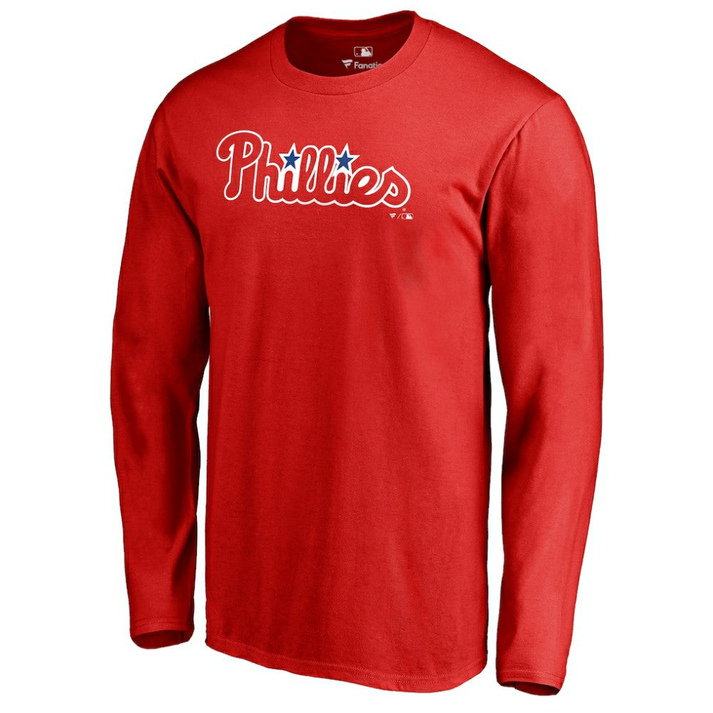 Philadelphia Phillies Team Wordmark Long Sleeve T-Shirt for sale