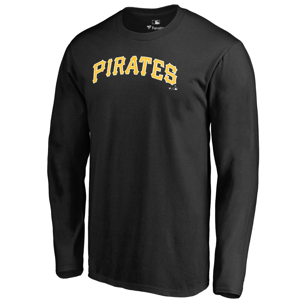 Pittsburgh Pirates Team Wordmark Long Sleeve T-Shirt Online