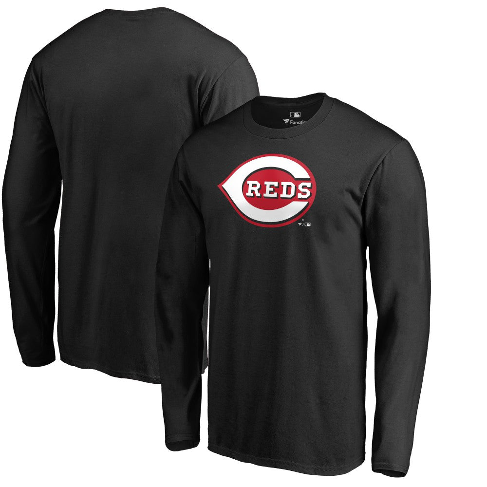 Cincinnati Reds Team Wordmark Long Sleeve T-Shirt Sale