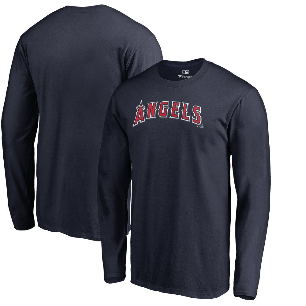 Los Angeles Angels Team Wordmark Long Sleeve T-Shirt Sale