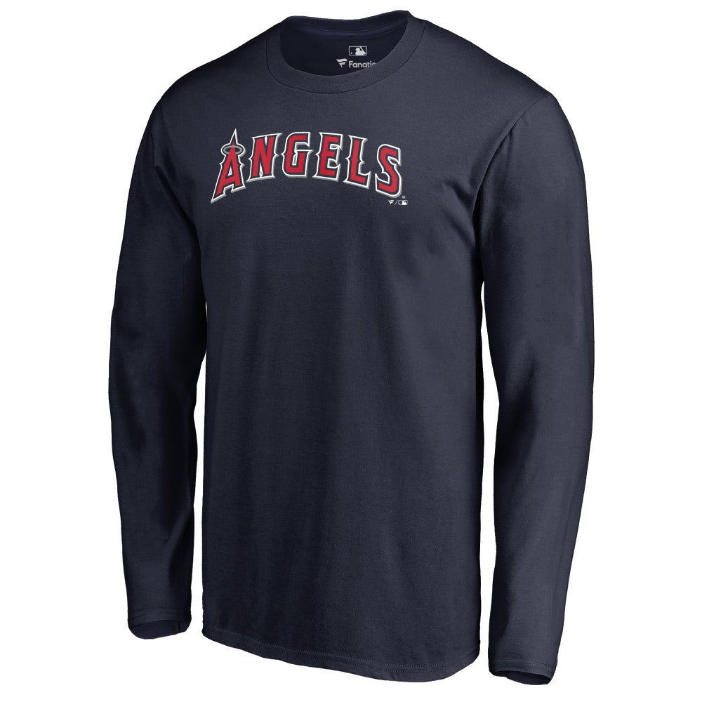Los Angeles Angels Team Wordmark Long Sleeve T-Shirt Sale