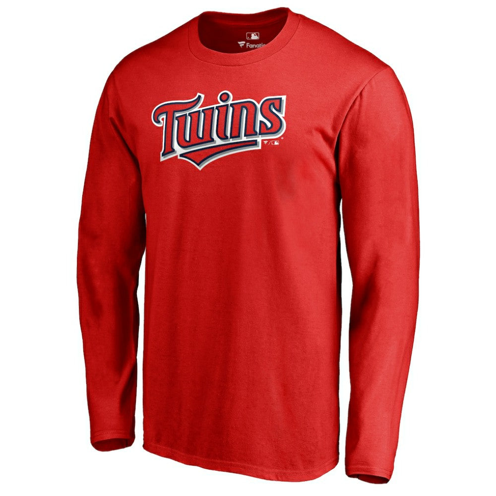 Minnesota Twins Team Wordmark Long Sleeve T-Shirt Near Me