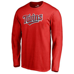 Minnesota Twins Team Wordmark Long Sleeve T-Shirt Near Me